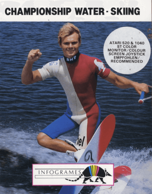 Championship Water-ski Challenge box art for Atari ST